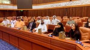 Gulf University Law Students on an Educational Visit to the House of Representatives